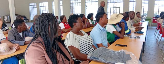 MARIENTAL, 02 June (NAMPA)- The Minister of Education Innovation Youth Sports Arts and Culture (MEYSAC), Sanet Steenkamp visited the Kai//Ganaxab Youth Skills Training Center in Hardap region on Monday.
(Photo by: Charmaine Boois) NAMPA 