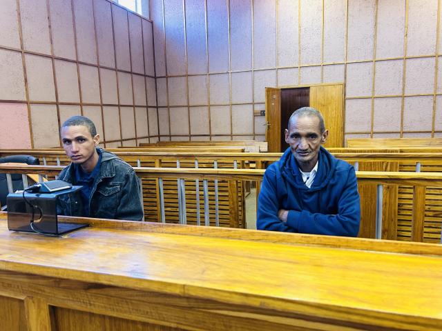 Windhoek, 09 June- Murder suspects, Borris Le Roux and Hendrik Le Roux pictured in the Windhoek High Court. (Photo by Eba Kandovazu). NAMPA