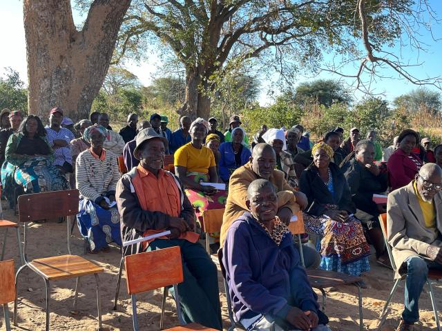 NKURENKURU, 09 June 2025 - Community members pictured during the Kavango West Regional Council constituency visitation programme at Silikunga village in the Mpungu constituency on Monday. (Photo by: Lylie Joel) NAMPA 
