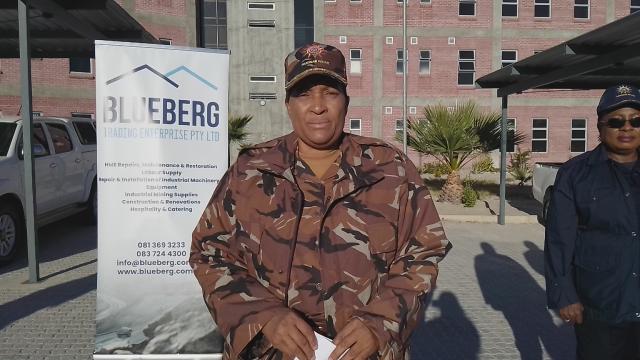OMUTHIYA, 11 June 2025 - Oshikoto Regional Commander Commissioner Nangula Iifo. (Photo: Maria David)NAMPA