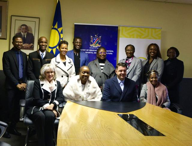 MARIENTAL, 11 June 2025 (NAMPA) - The Communications, Regulatory Authority of Namibia (CRAN) donated laptops and sanitary pads worth N. dollar 350 000 to selected schools through the Ministry of Education, Innovations, Youth, Sports, Arts and Culture (MEISAC) on Wednesday.
(Photo: contributed)