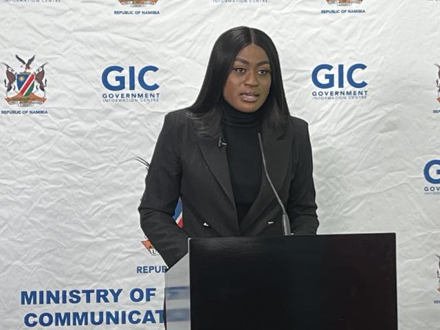 WINDHOEK, 12 June 2025 - Minister of Health and Social Services Esperance Luvindao at the Government Information Center (GIC) in Windhoek. (Photo: Justina Shuumbwa) NAMPA