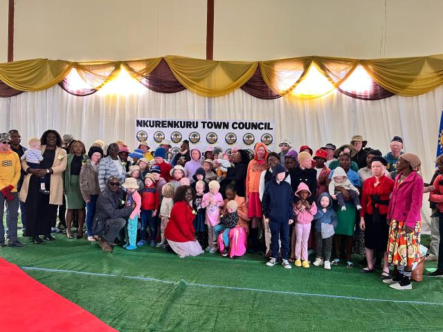 NKURENKURU,13 June 2025- The Kavango West Governor, Verna Sinimbo at the commemoration of World Albinism Day held in Nkurenkuru town in Kavango West region on Friday.
(photo: Lylie Joel)
NAMPA