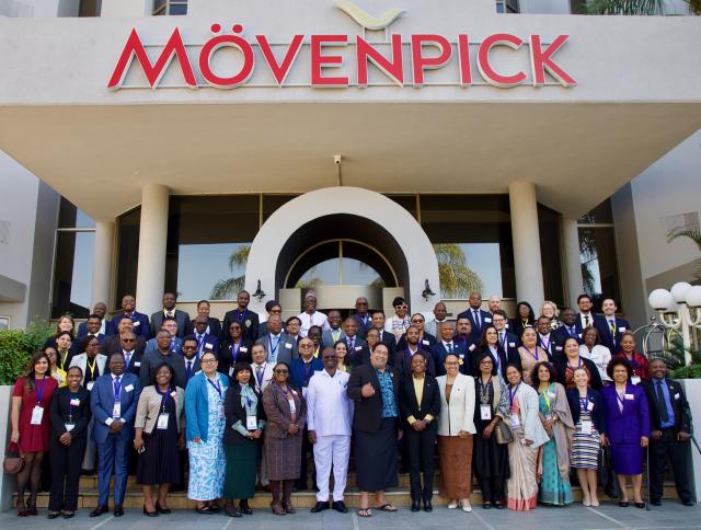 WINDHOEK, 16 June 2025 - Commonwealth Senior Trade Officials Meeting (STOM) delegates pictured during the opening of the Commonwealth Senior Trade Official meeting  held in Windhoek. (Photo by: Hesron Kapanga) NAMPA