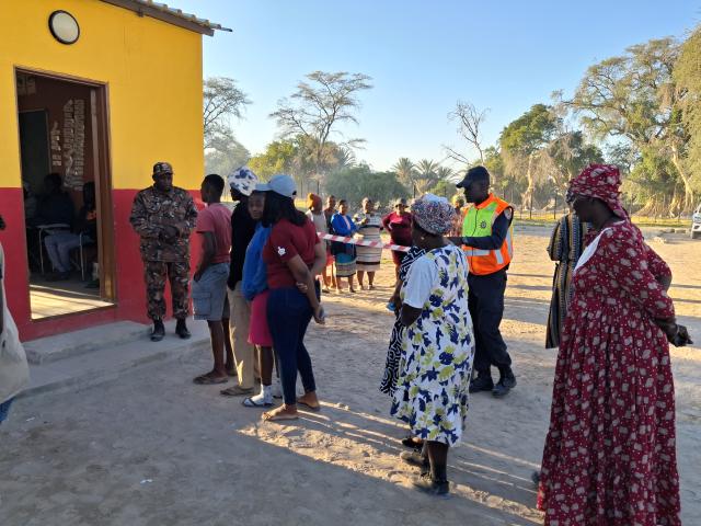 SESFONTEIN, 17 June 2025 - The by-election in the Sesfontein Constituency was underway early on Tuesday. (Photo by: Uakutura Kambaekua) NAMPA