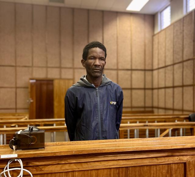 WINDHOEK, 17 June 2025 - Rape suspect Jonas Murao pictured in the Windhoek High Court. (Photo by: Eba Kandovazu) NAMPA