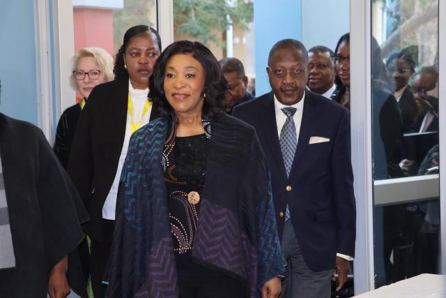 WINDHOEK, 17 June 2025- Commonwealth Secretary-General, Shirley Ayorkor Botchwey during her visit to Namibia for the first ever Commonwealth Minister Meeting and Commonwealth Business Summit outside London scheduled for 18 to 20 June 2025. (Photo by: Linea Dishena) NAMPA 