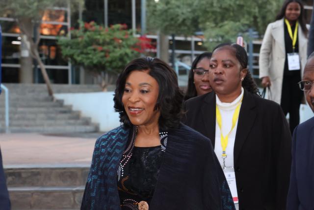 WINDHOEK, 17 June 2025- Commonwealth Secretary-General, Shirley Ayorkor Botchwey during her visit to Namibia for the first ever Commonwealth Minister Meeting and Commonwealth Business Summit outside London scheduled for 18 to 20 June 2025. (Photo by: Linea Dishena) NAMPA 