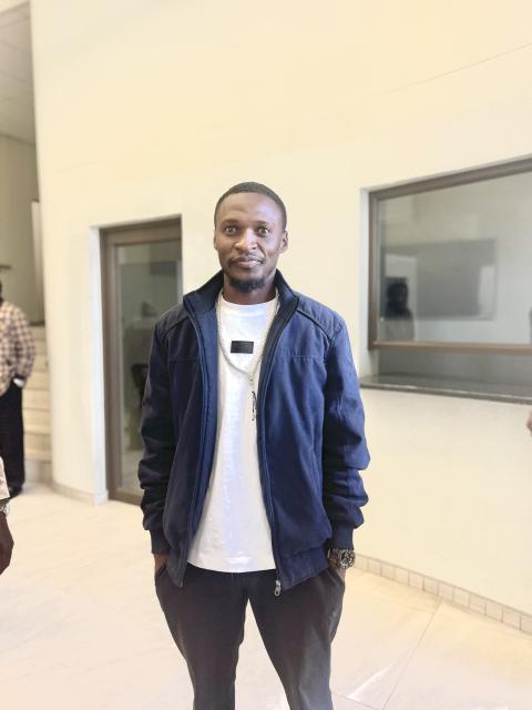 WINDHOEK, 18 June- Terrorism suspect, Jona Hangula pictured at the Windhoek High Court. (Photo by Eba Kandovazu). NAMPA