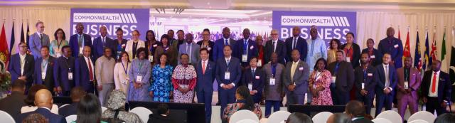 WINDHOEK, 18 June 2025 - Minister and Officials from the Commonwealth Nations poses for a photo during the opening ceremony of the Commonwealth Business Summit 2025 which was held in Windhoek, Namibia from 18 to 20 June 2025. (Photo by: Hesron Kapanga) NAMPA