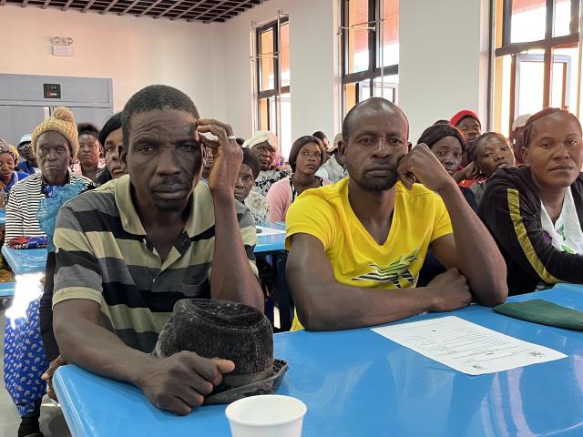 MANKUMPI , 18 June 2025- The Community Members of MANKUMPI during a public engagement between Kavango West Regional Leaders and community members at Satotwa village, Mankumpi Constituency, in the Kavango West region on Wednesday.

(Photo: Lylie Joel)
NAMPA