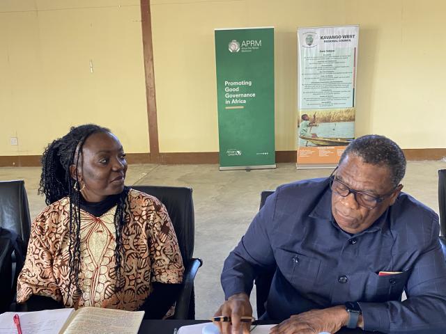 NKURENKURU, 20 June 2025-  The regional APRM Stakeholders Engagement Held in Nkurenkuru, Kavango West on Friday.

(Photo: Lylie Joel)
NAMPA