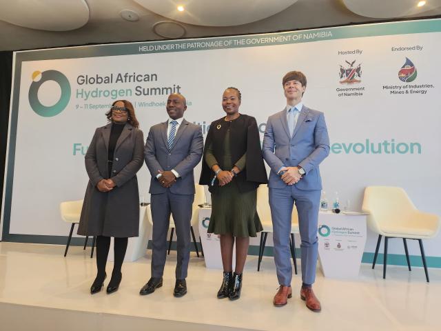 WINDHOEK, 03 June 2025 - Officials and stakeholders pose for a photo at the Global African Hydrogen Summit (GAH2S) Strategic Conference held in Windhoek. (Photo by: Molly Weyulu) NAMPA