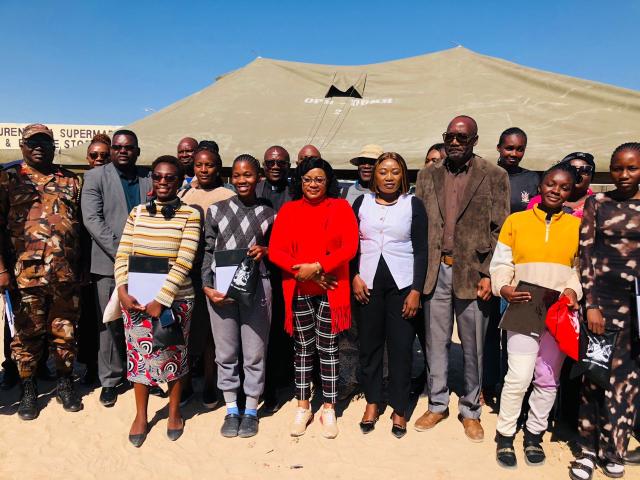 NKURENKURU, 24 June 2025- The Kavango West Regional Governor, Verna Sinimbo, unveiled a groundbreaking national communication campaign to eradicate gender-based violence (GBV) in Namibia at OK Foods Supermarket in Nkurenkuru on Tuesday.
(photo: Lylie Joel)
NAMPA