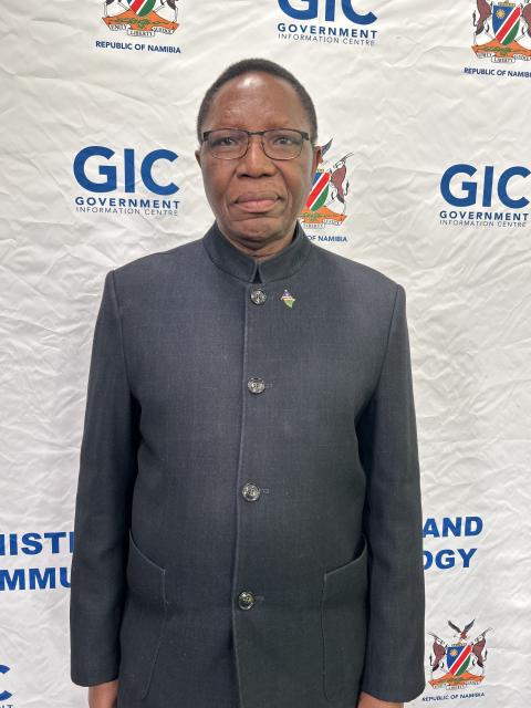 WINDHOEK, 25 June- Deputy Minister of Defence and Veterans Affairs, Charles Mubita. (Photo by Eba Kandovazu). NAMPA