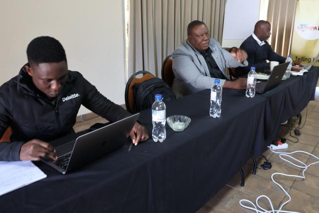 OTJIWARONGO, 26 June 2025 - A section of managers and board member for the Namibia Press Agency (NAMPA) attends the annual intergrated strategic business review of NAMPA at Otjiwarongo on Thursday morning. (Photo by: Mulisa Simiyasa) NAMPA