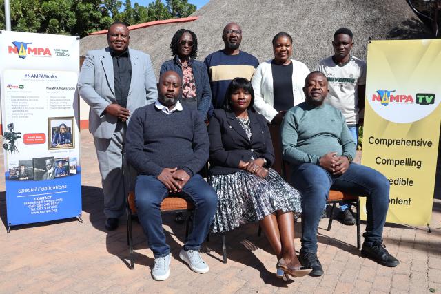 OTJIWARONGO, 26 June 2025 - Group photo of managers and Board members of the Namibia Press Agency (NAMPA) at the 2025 strategic business plan review meeting at Otjiwarongo. (Photo by: Mulisa Simiyasa) NAMPA  