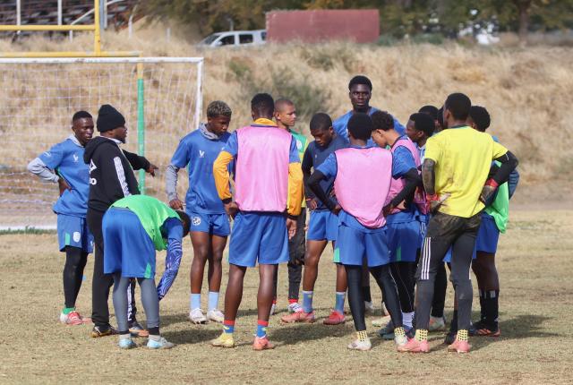 WINDHOEK, 26 JUN (NAMPA) – National Under-20 (U20) men’s football while in training ahead of the 2024 African Union Sport Council (AUSC) Region 5 Games. (Photo by: Hesron Kapanga) NAMPA