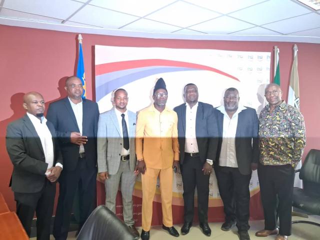 OPUWO, 30 June 2025 - The Kunene regional council is now complete following the swearing-in of new councillors for the Sesfontein Constituency: Bernadus ||Hoeb from the United Democratic Movement (UDF) and Nikodemus Amutenya from Swapo of Kamanjab (third and fifth from the left). (Photo by: Uakutura Kambaekua) NAMPA.
