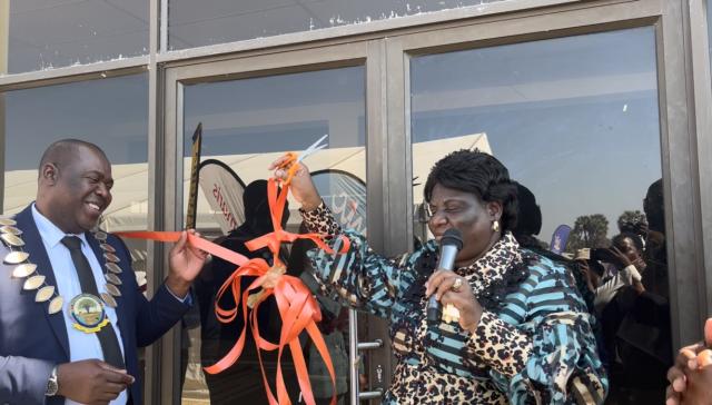 NKURENKURU , 02 July 2025- The Vice Chairperson of the National Council,Kauma Victoria Mbawo on behalf of former second President of Namibia Hifikepunye Pohamba official officiated the Nkurenkuru Expo on Wednesday.

(Photo:Lylie Joel)
NAMPA