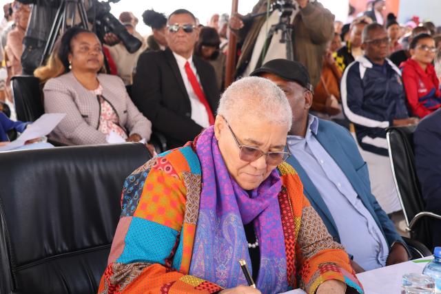 MARIENTAL, 03 July 2025 (NAMPA) - The vice President, Lucia Witbooi officially launched the third call scholarship applications for youth from Hardap and //Kharas region in Gibeon on Wednesday.
(Photo: contributed)