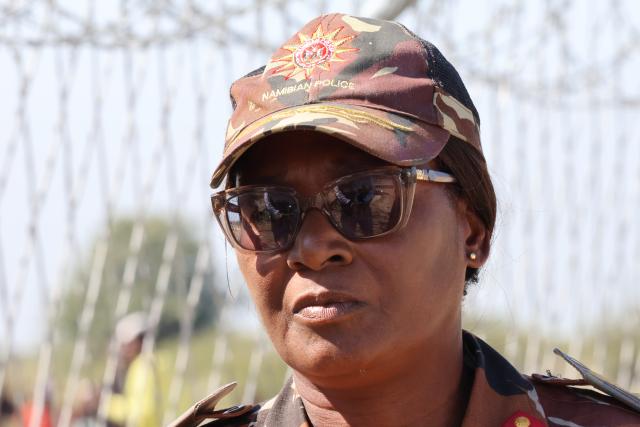 OSHIKANGO- Ohangwena Namibia Police Force Regional Commander Ottilie Kashuupulwa. (Photo by: Linea Dishena) NAMPA 