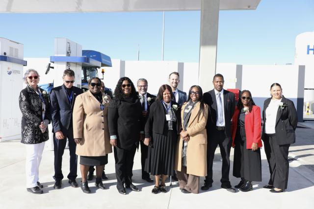 WALVIS BAY, 03 July 2025 - Deputy Minister of Urban and Rural Development Eveline Nawases-Taeyele, Managing Director of Cleanergy Solutions Eike Kraft and Arandis Town Council CEO Stanley Norris , among g other delegates photographed after attending the high-level stakeholders’ meeting organised by the Arandis Town Council. (Photo contributed) NAMPA