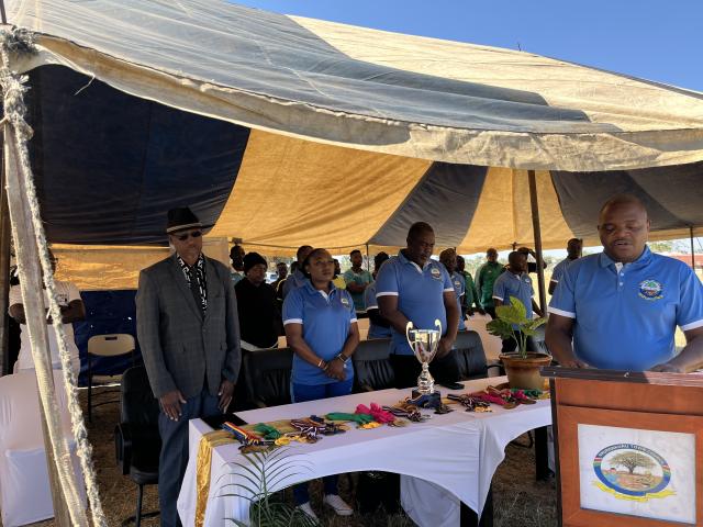 
NKURENKURU, 04 July 2025- The third edition of the Nkurenkuru Mayoral Cup tournament officially opened on Friday at Nkurenkuru Youth Sports Complex.

(Photo: Lylie Joel)
NAMPA