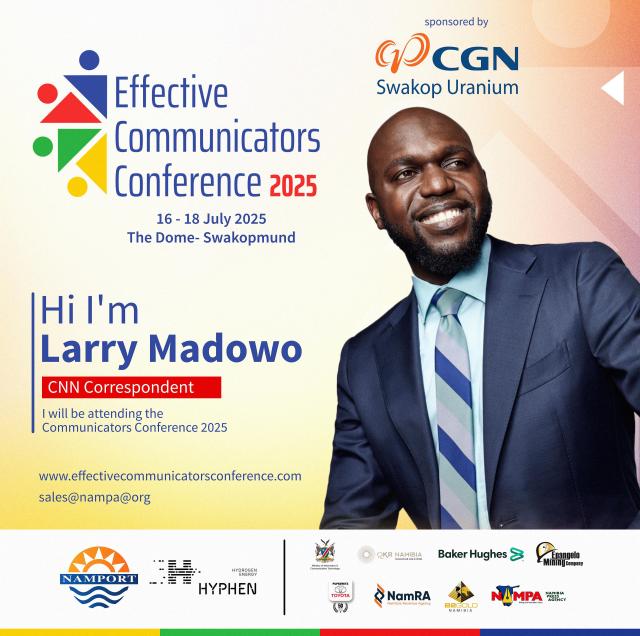 WINDHOEK, 11 July 2025 - Larry Madowo, CNN Correspondent. (Photo contributed) NAMPA