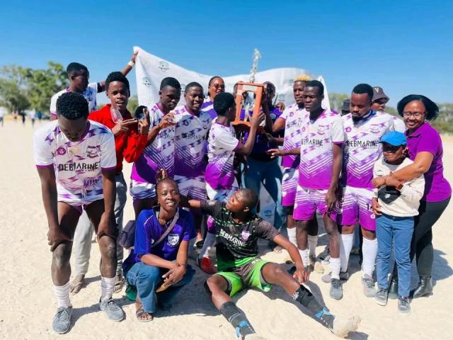 ONGWEDIVA, 13 JULY - Otjiwarongo based outfit, Life Fighters has been promoted back to the Namibian Premier Football League following a short stint in the North West Stream First Division. (Photo: Contributed) NAMPA.