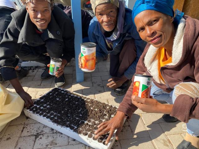 HOACHANAS, 17 July 2025 (NAMPA)- The Hoachanas Children Fund (HCF) held a workshop on Thursday where they trained backyard gardeners on seed sowing  which took place at the Ark youth centre in Hoachanas.
(Photo: contributed) NAMPA 
