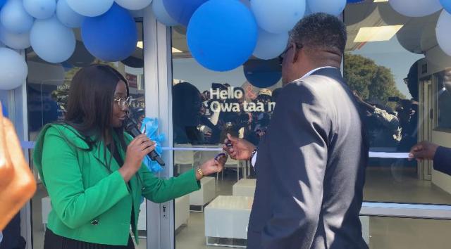 OMUTHIYA, 17 JUL (NAMPA) - Minister of Information, Communication and Technology Emma Theofelus officially open the MTC Mobile home on Friday.