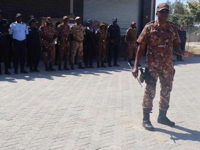 OSHAKATI, 21 July 2025 - Operation OMUSHAGWENA officially launched on Monday at Oshakati police. (Photo: Maria David)NAMPA