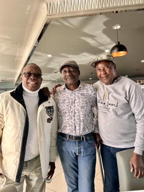WINDHOEK, 22 July- Former Robben Island Political Prisoners, Mpho Masemula, Ben Ulenga and Sakaria Nashandi. (Photo by Eba Kandovazu). NAMPA