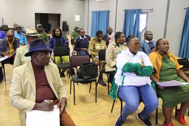 GOBABIS, 23 July 2025 - Roads Authority consultants and stakeholders set up a masterplan for the Omaheke Region. (Photo: Contributed) 
