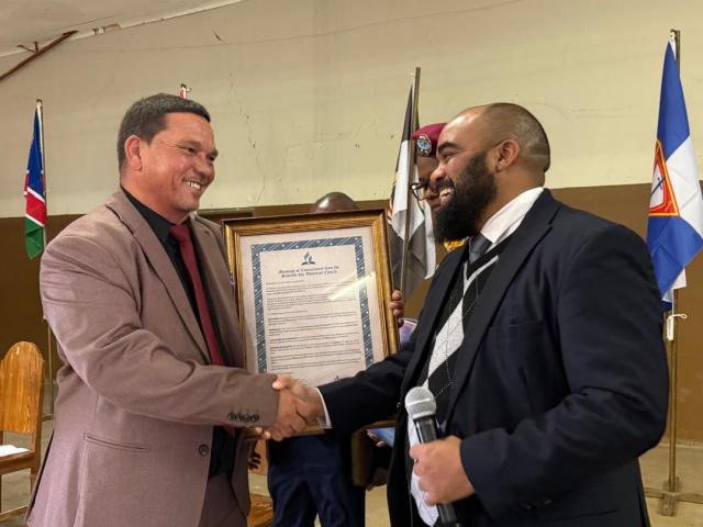 MARIENTAL, 26 July 2025 (NAMPA)- The Seventh-Day Adventist church pledge commitment to Hardap region to advance community development in the region through health, education and community development pfaith-led programs in Mariental on Saturday.
(Photo:Charmaine Boois) NAMPA 