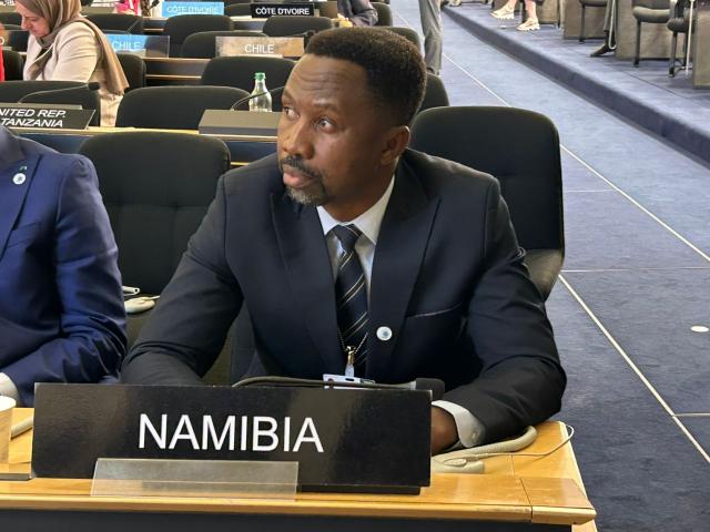 GENEVA, 30 July 2025 –   Chairperson of the National Council Lukas Muha (Photo: Contributed) NAMPA