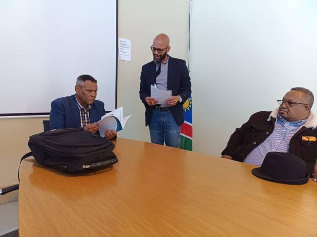 MARIENTAL, O1 August 2025 (NAMPA)- The Ministry of Finance are hosting an outreach program in the Hardap region as part of a nationwide awareness and consult the public on Namibia social grant reform system which started on the 28th of July until 04 August.
(Photo:contributed) NAMPA 