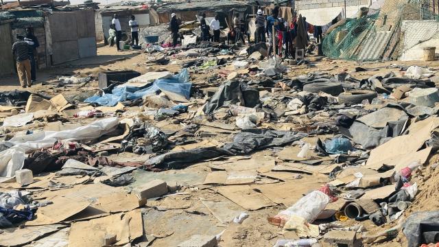 WALVIS BAY, 01 August 2025 - Some of the remains of the destroyed shacks of residents of Walvis Bay who were recently evicted from a private plot. The about 50 residents were reportedly removed by a messenger of the court through a court order. (Photo by: Isabel Bento) NAMPA