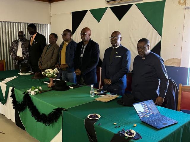 GOBABIS, 06 August 2025 - Ovambanderu Traditional Authority's leadership training underway in Okamujenda ( Photo: Contributed) NAMPA 