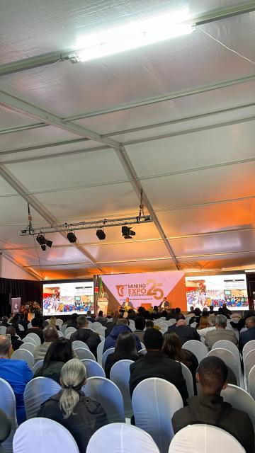WINDHOEK, 07 AUGUST 2025 - Attendees at the 12th edition of the Mining Expo on Wednesday in Windhoek. (Photo: Justina Shuumbwa) NAMPA
