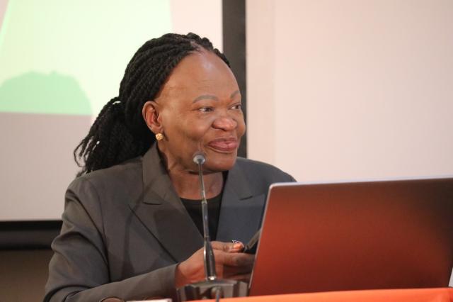 KATIMA MULILO, 06 August 2025 - The Minister of International Relations and Trade, Selma Ashipala - Musavyi at the 3rd Engagement of the Ministerial Regional Business Engagements at the Zambezi Regional Council Auditorium.

(Photo: Contributed) NAMPA