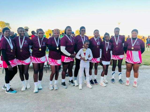 OUTJO, 11 AUGUTS 2025 - Venom Stars Netball Team secured the netball championship at Outjo's Mayoral Cup on Sunday after beating Otjozondjupa Nampol in the final. (Photo: Contributed) NAMPA. 