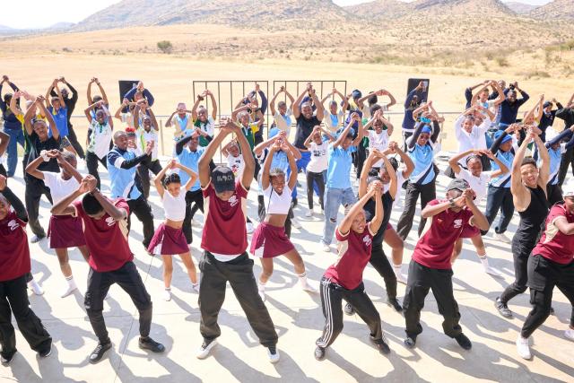 WINDHOEK, 13 AUGUST 2025 - Learners from various high schools celebrating International Youth Day with a dance at Havana High School in Katutura. (Photo: Contributed) NAMPA 