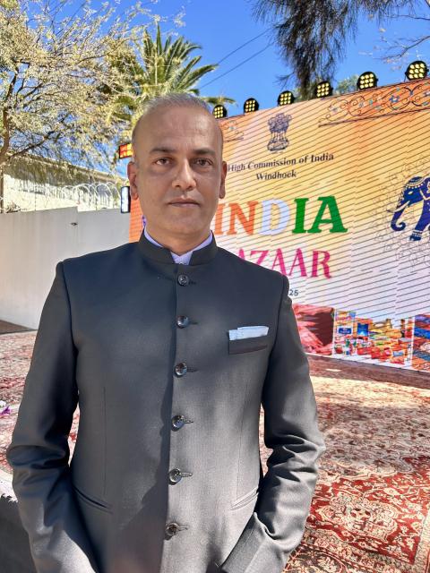 WINDHOEK, 16 August- India’s High Commissioner to Namibia, Rahul Shrivastava. (Photo by Eba Kandovazu). NAMPA