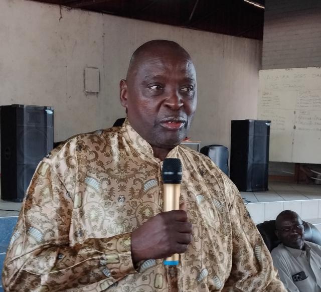 KATIMA MULILO, 21 August 2025 - Urban and Rural Development Minister, James Sankwasa speaks at the Katima Mulilo community hall meeting with the residents.
(Michael Mutonga Liswaniso) NAMPA
