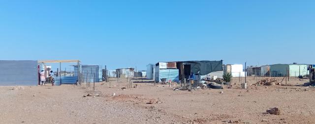 MARIENTAL, 21 August 2025 (NAMPA)-Mariental Municipality are in the process of relocating informal settlers to their own erven at Aimablaagte Extention three on Thursday in Mariental.
(Photo:Charmaine Boois) NAMPA 