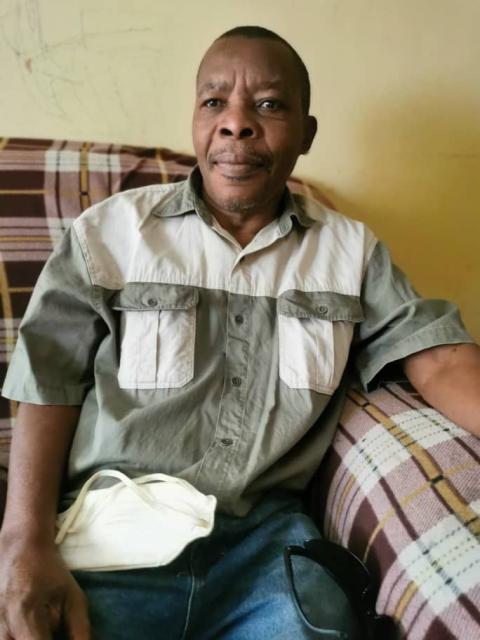 Windhoek, 28 August 2025-Former uranium mine worker Petrus !Hoaeb pictured at his home, where he continues to battle long-term health complications linked to radiation exposure.(Photo: Contributed) NAMPA