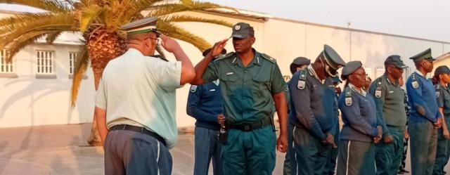 MARIENTAL, 01 September 2025 (NAMPA)-The Namibia Correctional Service held a short memorial service on Monday at the Hardap Correction Facility to honor the 14 officers who died in a crash near Mariental on Saturday.
(Photo:Charmaine Boois) NAMPA 