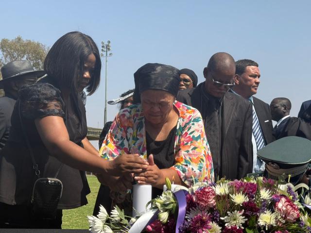 MARIENTAL, 03 September 2025(NAMPA) Visuals from the Mass Memorial held at the Mariental Sports Field on Wednesday, in honor of the 16 lives lost in the tragic crash near Mariental on 30 August 2025.
(Photo:Charmaine Boois) NAMPA 